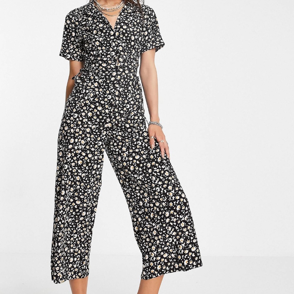 ASOS Tea Floral Jumpsuit